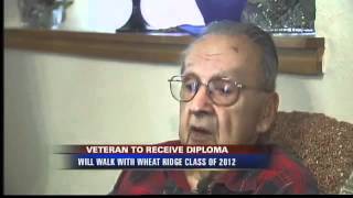 87 Year Old Veteran Receives Diploma