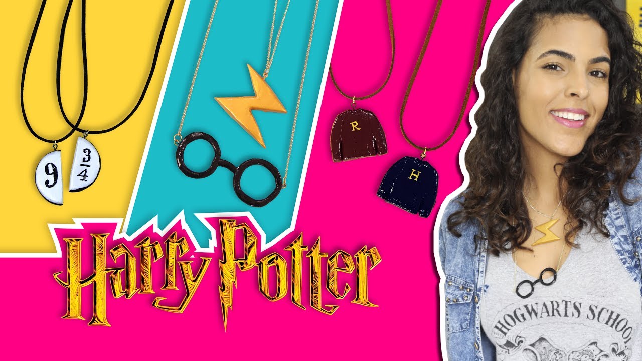 DIY COLAR DA AMIZADE HARRY POTTER | 3 Ideias colares da amizade para melhores amigas | Do Sofá