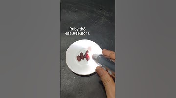 Đá Ruby đỏ tự nhiên #daruby #ruby #rubytunhien #rubyrose #rubystones #rubylucyen #rubynghean #daquy