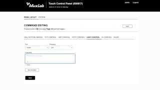 MuxLab Touch Control Panel 5 inch (PoE) Tutorial Video (model 500817)