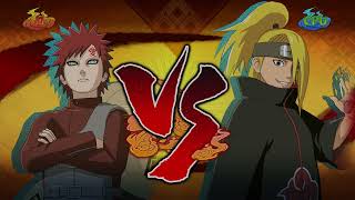 NARUTO STORM 2 : GAARA VS DEIDARA BOSS (RANK S)