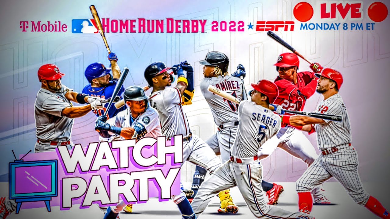 🔴 LIVE 2022 MLB HOME RUN DERBY WATCH PARTY! CHILL NIGHT WATCHING THE GREATEST HITTERS DUKE IT OUT!