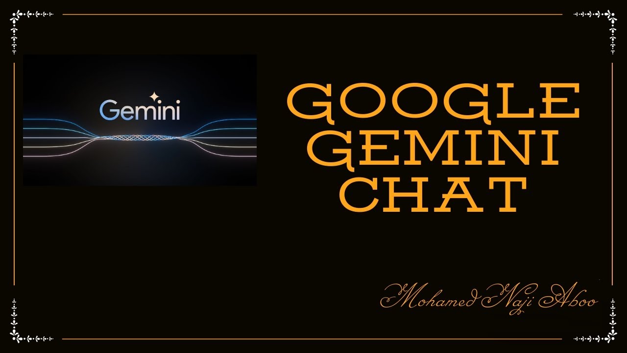 Google Gemini Tutorial - Gemini Chat
