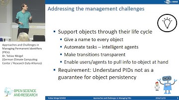 Dr. Tobias Weigel (German Climate Computing Center / Research Data Alliance)