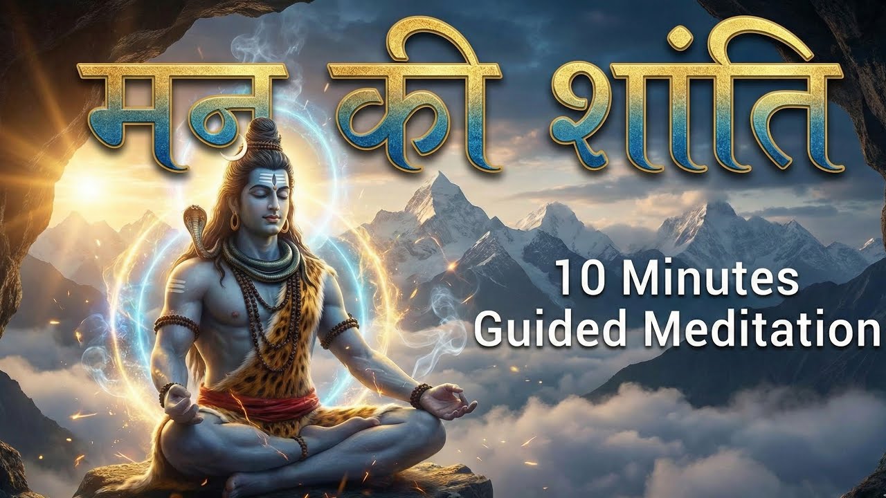 10 Minute Om Namah Shivay Guided Meditation | Powerful Shiva Mantra for Peace