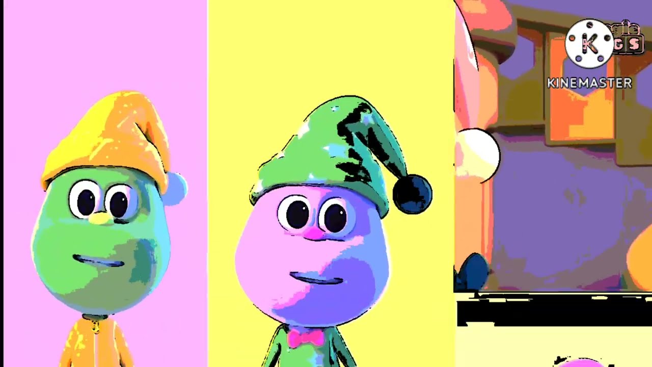 A sleep over of BOOGIEFRIENDS‼️🐝🐝🐝||boogiebugs animation+song🎶🎶||sponsored by gamavision Csupo 