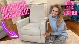 Mom of 4 MUST HAVE rocker recliner - the  Evolur Raleigh Plush Nursery Recliner - Style & Comfort