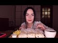 MUKBANG | 3 шаурмы, картофель фри | 3 shawarma, french fries | не ASMR