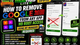 How To Remove Google加固 From Any App (No Root) | Remove Premium & Ads Using MT manager no root screenshot 1