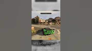 NFS Most Wanted RTX Remake #needforspeed #nfsmostwanted #rtxremix