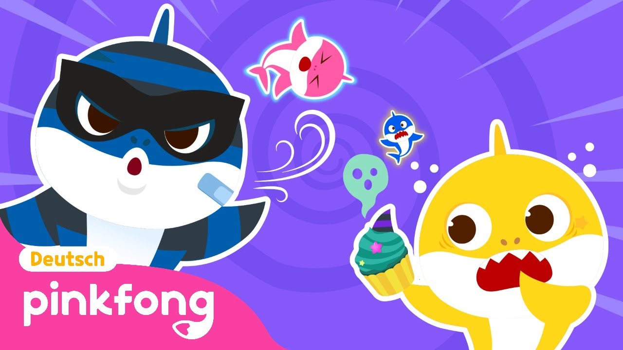 [NEU] Mini-Hai-Familie Versteckspiel 🔍 | Baby Shark Deutsch | Pinkfong, Baby Hai! Kinderlieder