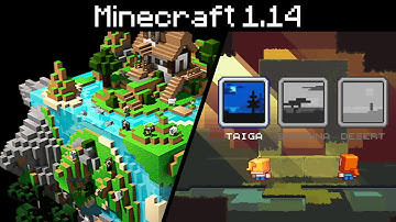 Minecraft 1.14+ Teaser - Ostrich, Termite, Fox, Meerkat, Palm and Baobab Tree, Berries, Campfires