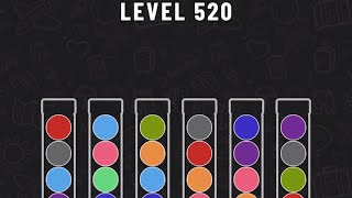Ball Sort Puzzle Level 520 #ballsortpuzzle #ballsortpuzzlegameplay #puzzlegame #mobilegames