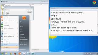 How To Hide Bluestacks From The Control Panel