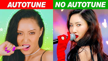 KPOP IDOLS AUTOTUNE VS NO AUTOTUNE (MV vs LIVE!) PART 4