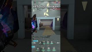 Total VETO 1v4 Shutdown in Valorant💀🔥