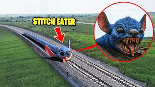 Drone Catches Stitchexe Train Eater In Real Life infected Lilo  Stitch