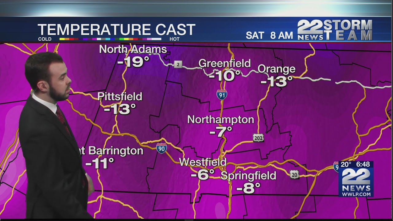 Wind Chill Watch for Massachusetts with temperatures to feel 40 below ...