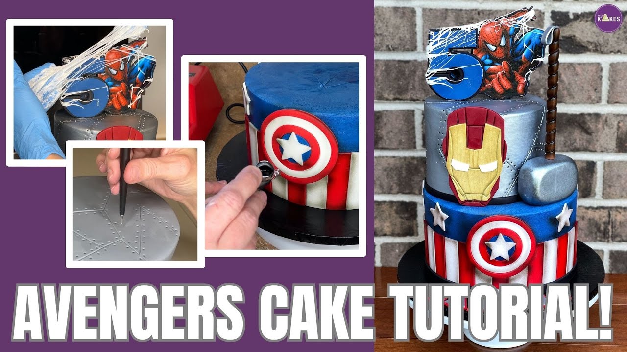Decorate With Me | AVENGERS Birthday Cake