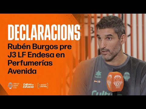 🎤 DECLARACIONES | Rubén Burgos pre J3 LF Endesa en Perfumerías Avenida
