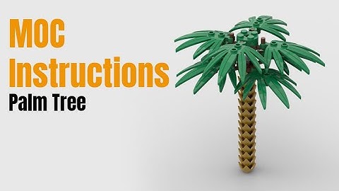 How to build Palm Tree - Lego MOC