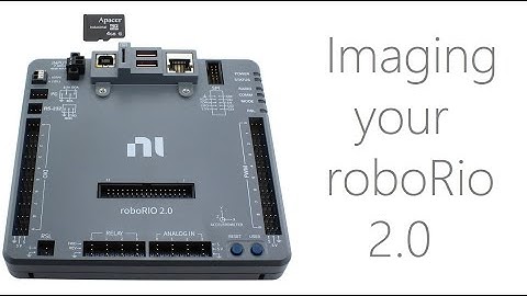 How to Image your roboRio 2.0 | FRC Team 8880