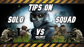 Как мне выжить в Solo vs Squad - Call of Duty Mobile - Battle Royale - Советы и хитрости