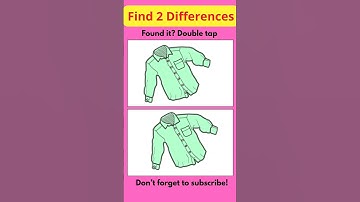 Can you find 2 differences in 10 seconds? #spotthedifference #shorts #puzzle