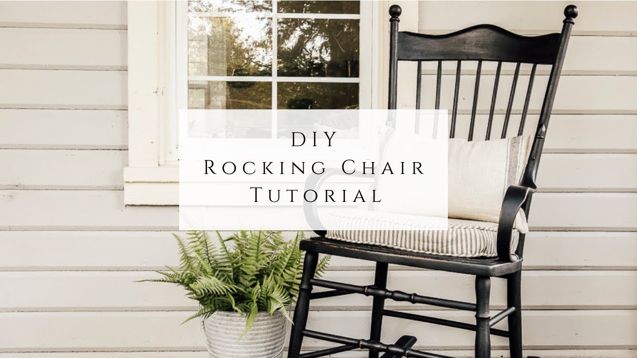 How to Make DIY Wooden Rocking Chair Cushions