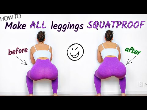 Game Changer! How to get ALL LEGGINGS SQUATPROOF - Yes it really works! 