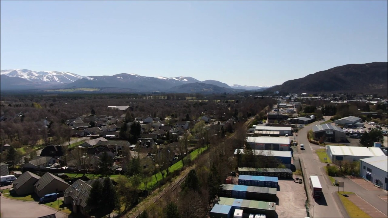Drone View of the Cairngorms 