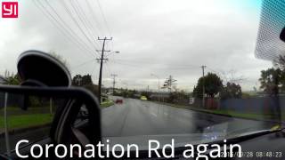 Full driver licence test video at Glenfiled , VTNZ North Shore( 100% pass with no mistake )