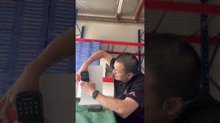 Fix smart lock by myself in my own warehouse