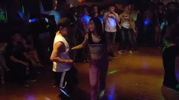 Hanoi Zouk Group - Linh Zeus n Ngoc Rei Zouk hiphop social dance at Beso 160826