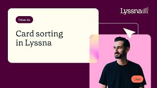 Card sorting in Lyssna: How to set up, run, and analyze a card sort study
