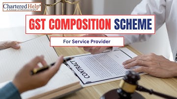 GST Composition Scheme for Service Providers | Benefits and Drawbacks #gstregistration