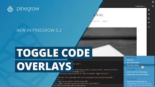 Toggle code editor help overlays