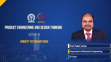 Lecture - 19 : Concept testing methods