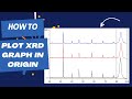 How To Plot XRD Graph In Origin | Plot XRD Graph From Data.
