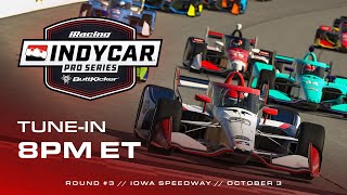 INDYCAR ButtKicker iRacing Pro Series | Round 3 at Iowa Speedway