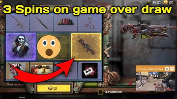 3 Spins on game over draw codm season 9 | morte Billy draw codm | legendary chopper game over draw