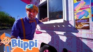 Blippi Explores an Ice Cream Truck | @Blippi | Learning Videos