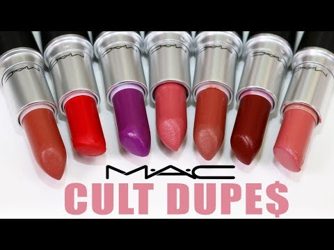 Video: 6 Populārākās MAC lūpu krāsas un to dupes