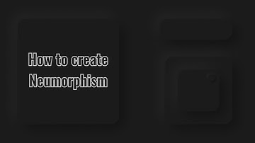 How to Create Neomorphism in Figma, Adobe XD or Sketch | Dark UI Version | UI Design Tutorial