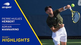 Pierre-Hugues Herbert vs Adrian Mannarino Highlights | 2021 US Open Round 1
