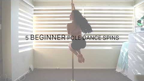 5 BEGINNER POLE DANCE MOVES | Easy step by step pole dancing tutorial for beginners