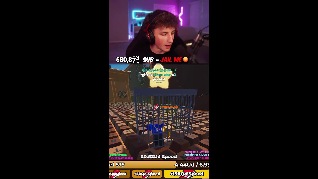 🔴 Roblox +1 Speed Keyboard Escape LIVE! 🔥