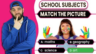 School Subject English GAME | Easy ESL Quiz for Kids | English Education Video