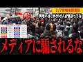 【メディアに騙されるな】メディアの世論調査と街頭演説の盛り上がりに乖離があるぞ!