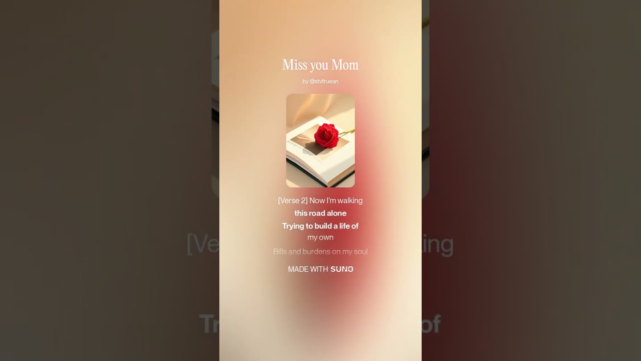 Miss you Mom